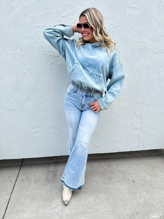 PREORDER- DENIM BLUES CLASSIC PULLOVER