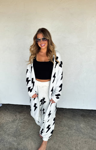 PREORDER- LIGHTING & CHEETAH CLOUD CARDIGANS