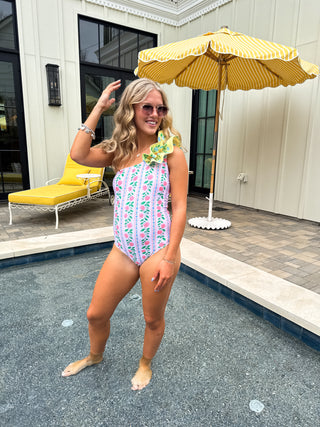 PREORDER- SUNSET FLORAL SWIM SET