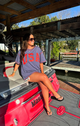 ALL AMERICAN OVERSIZED TEE