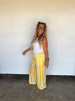 PREORDER- GAME DAY HADDIE WIDE LEG PANTS