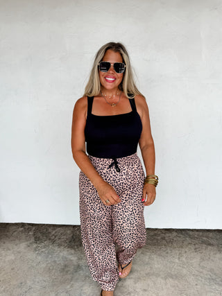 COCO CHEETAH JOGGER PANTS