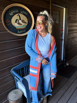 PREORDER- WESTERN CLOUD CARDIGAN