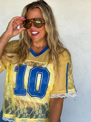 PREORDER- BLEACHER BABE LACE JERSEY
