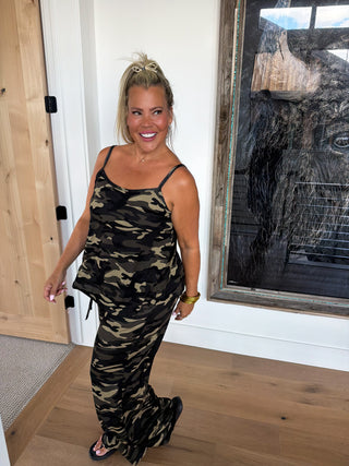 PREORDER- CAMO DELILAH PANT SETS
