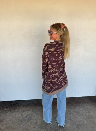 PREORDER- CAMO CLOUD CARDIGAN