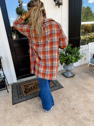 PULL IT TOGETHER FALL PLAID BLAZER