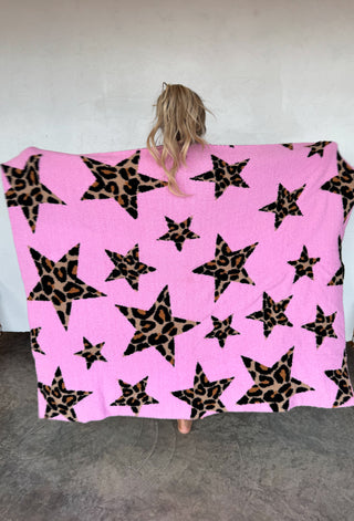 CHEETAH & STAR CLOUD BLANKET