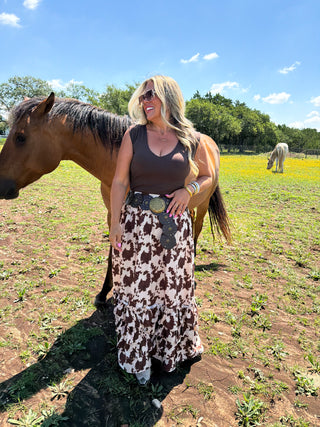PREORDER- WANDER WEST MAXI SKIRT