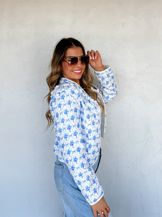 PREORDER- FLORA JANE QUILTED JACKET