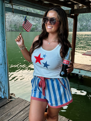 PIPER STRETCH DENIM SHORTS