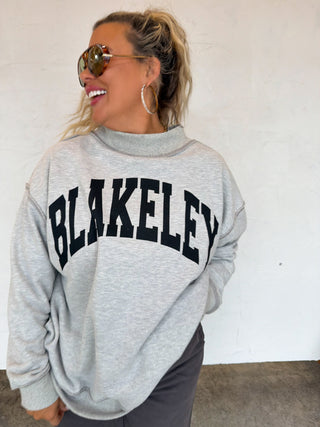 PREORDER- BLAKELEY MOCK NECK SWEATSHIRT