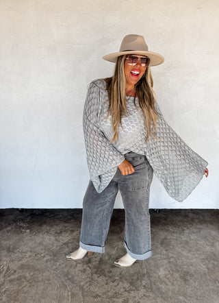 PREORDER- WINTER FREE SPIRIT BELL SLEEVE TOP