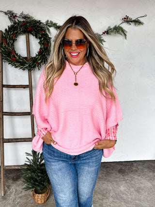 PREORDER- CHRISTMAS MEG PULLOVER PONCHO