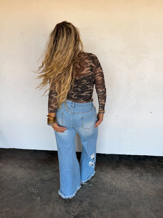 PREORDER- OFF THE GRID STUDDED JEANS
