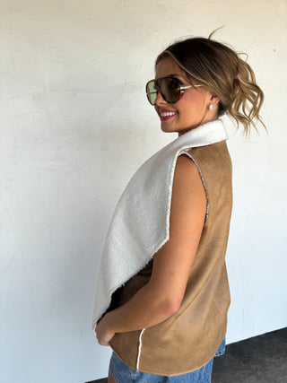 PREORDER- COLLINS SUEDE VEST