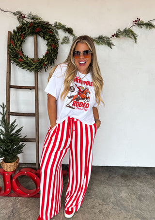 PREORDER- CHRISTMAS VERTICAL VIBES STRIPE PANTS