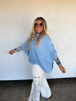 PREORDER- SPRING MEG PULLOVER PONCHO