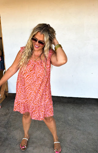 PREORDER-SUNSET TIDES BABYDOLL DRESS