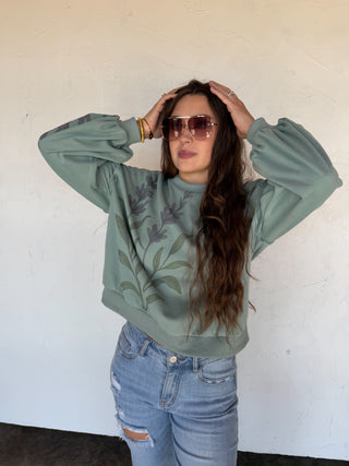 PREORDER- SPRING FLORAL PULLOVER