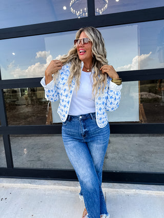 PREORDER- FLORA JANE QUILTED JACKET