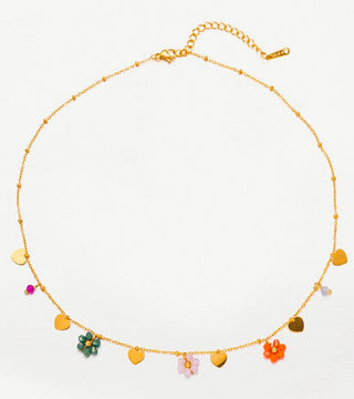 FLORAL LOVE LINK NECKLACE