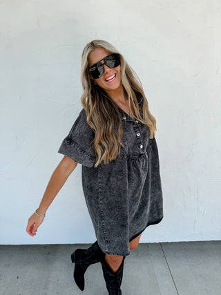 LAST DANCE DENIM DRESS