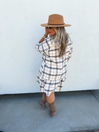 MAXWELL PLAID DRESS