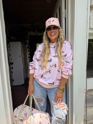 PREORDER- PINK DUCK PULLOVER
