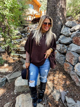 PREORDER- FALL MEG PULLOVER PONCHO