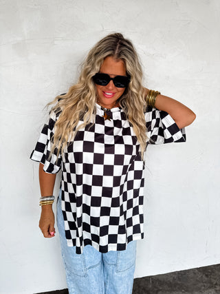 PREORDER- CHECK BABE SIDE SLIT TOP