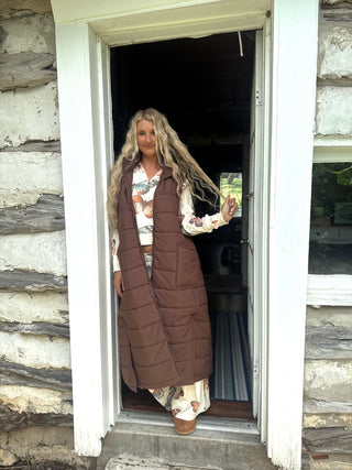 PREORDER- WILD OAK PUFFER VEST