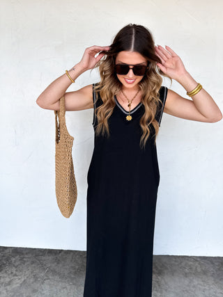 PREORDER- RELAXED SUMMER SPLIT HEM DRESS