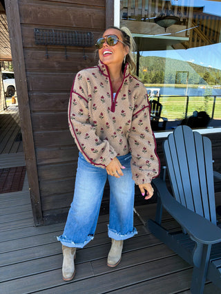 PREORDER- AFTER SUNSET QUARTER ZIP PULLOVER