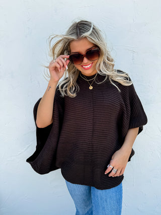 PREORDER- FALL MEG PULLOVER PONCHO