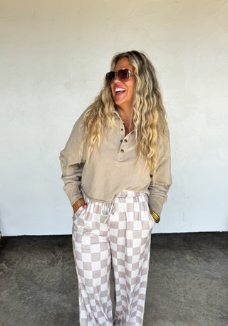 PREORDER- CHECKER POP PANTS