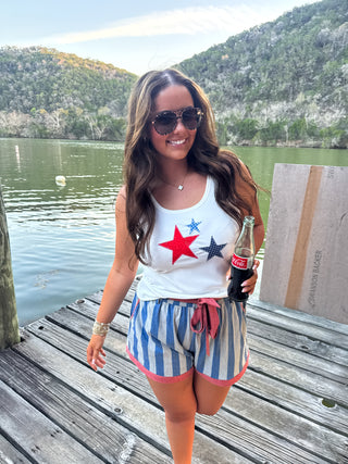 PIPER STRETCH DENIM SHORTS
