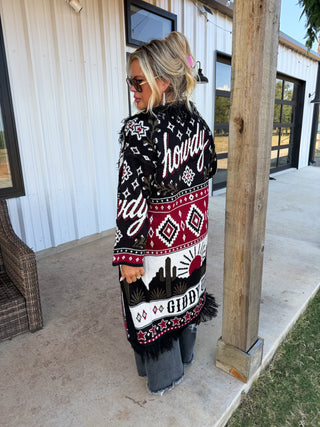 PREORDER- OUT WEST KNIT CARDIGAN