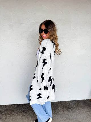 PREORDER- LIGHTING & CHEETAH CLOUD CARDIGANS