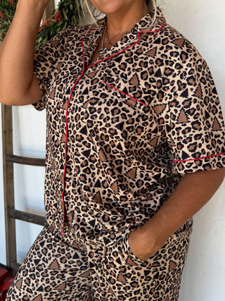 PREORDER- LEOPARD & CHEETAH STAR LUXE PJ SET