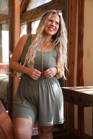 COOPER SHORTS ROMPER