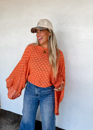 PREORDER- FALL COLORS FREE SPIRIT BELL SLEEVE TOP