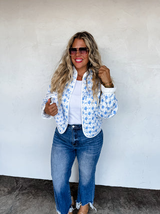 PREORDER- FLORA JANE QUILTED JACKET