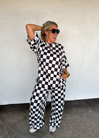 PREORDER- CHECKER POP PANTS