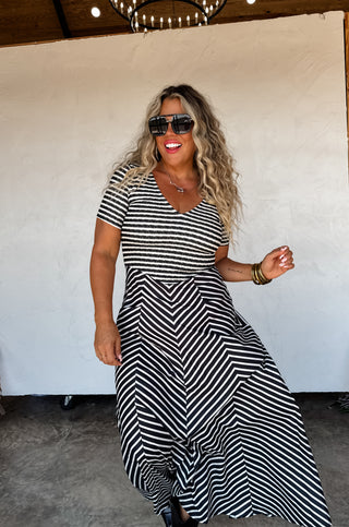 PREORDER- CALISTA STRIPE DRESS