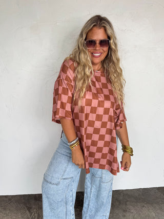 PREORDER- CHECK BABE SIDE SLIT TOP
