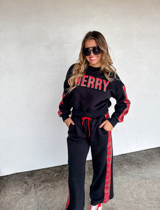 PREORDER- MERRY PLAID PANT SET