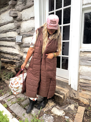 PREORDER- WILD OAK PUFFER VEST