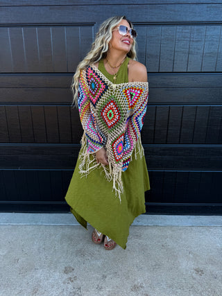 PREORDER- BOHO CROCHET KNIT TOPS