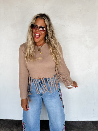 PREORDER- 2nd CUT- EVIE FLORAL EMBROIDERED JEANS